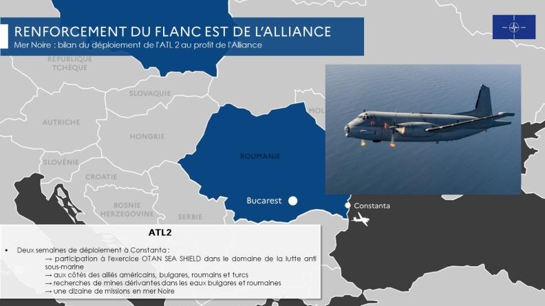 Mer Noire : bilan du déploiement de l'ATL 2 au profit de l'Alliance  