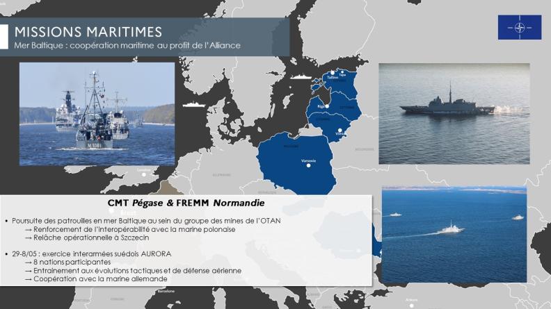 Mer Baltique : coopération maritime au profit de l’Alliance