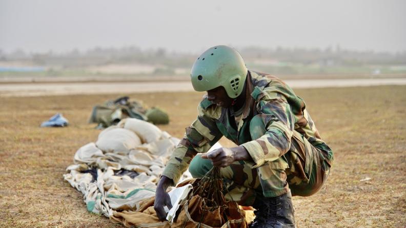 Entrainement aéroporté franco-sénégalais, Gainde Yi