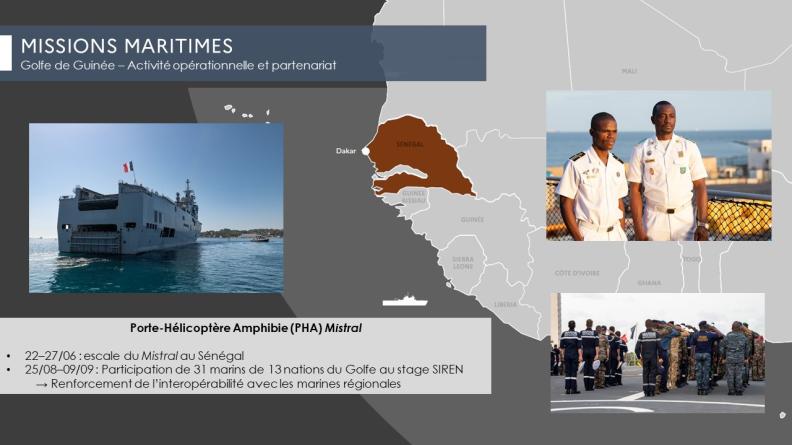 Golfe de Guinée – Activité opérationnelle et partenariat