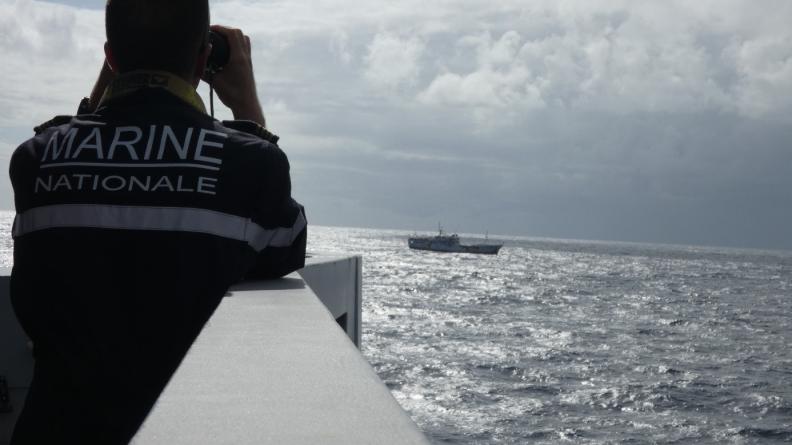 Le BSAOM Bougainville en mission de police des pêches à l’ouest des Îles Marquises