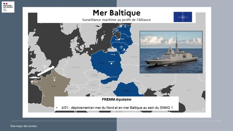 Surveillance maritime au profit de l'Alliance