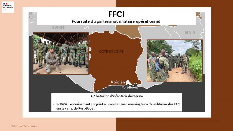 Poursuite du partenariat militaire opérationnel 