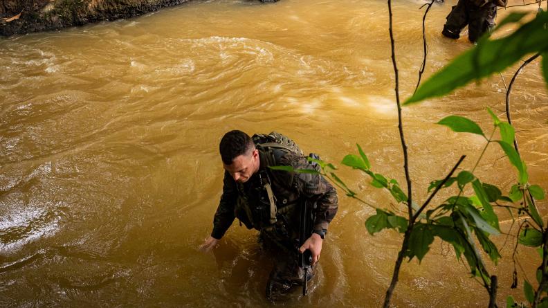 FAG - Lutte contre l’orpaillage illégal : opération PEKIN dans le Sud-Ouest de la Guyane 