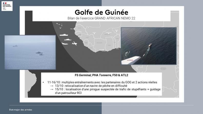 Bilan de l'exercice GRAND AFRICAN NEMO 22