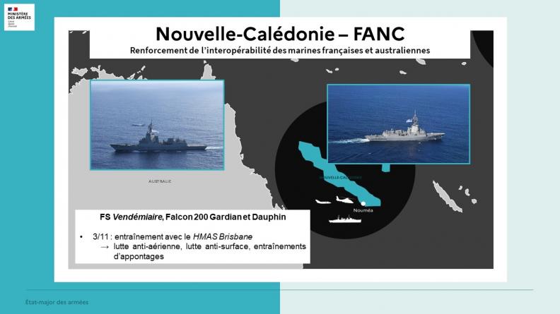 Renforcement de l’interopérabilité des marines françaises et australiennes