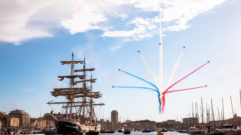 JOP- Arrivée de la Flamme à Marseille 