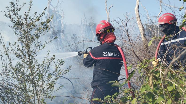 FANC – RSMA-NC – Feux de forêt en Nouvelle-Calédonie