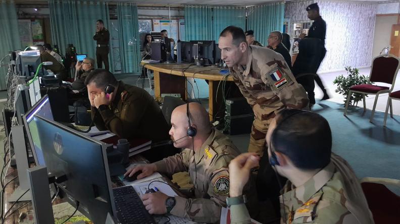 Chammal : exercice de défense aérienne entre les forces françaises et irakiennes 