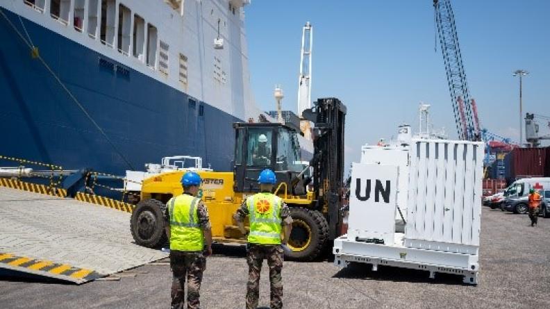 Opération logistique majeure pour le contingent français