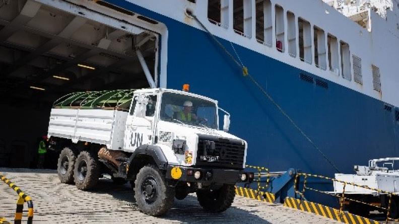 Opération logistique majeure pour le contingent français
