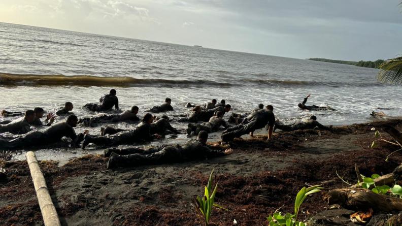 Le 33ème RIMa en mission de souveraineté en Guadeloupe 