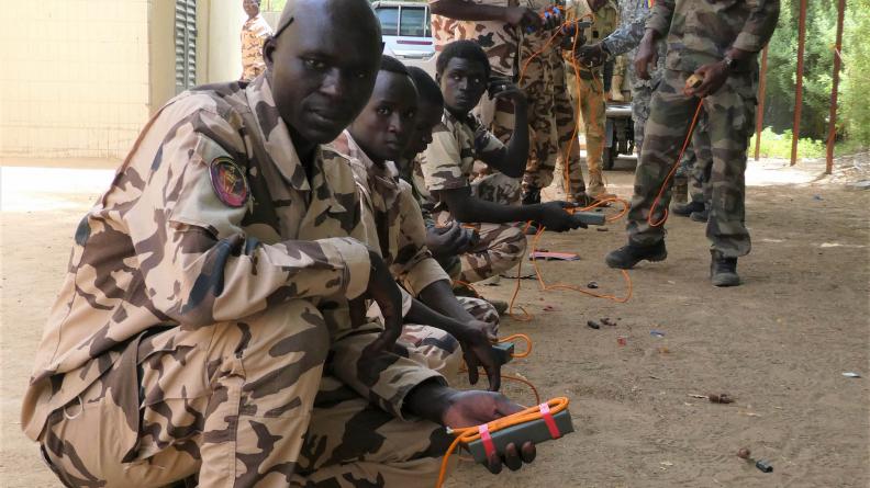 Succession de détachements d’instruction opérationnel au profit de militaires tchadiens
