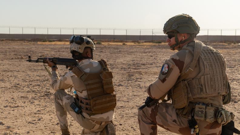 FFEAU - Formation du troisième bataillon du désert irakien par la Task Force LAMASSU