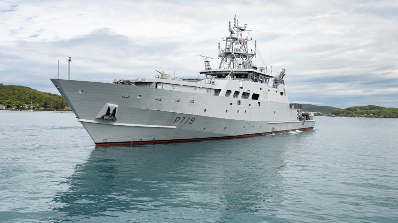 FANC - Première mission opérationnelle pour le Patrouilleur outre-mer Auguste Bénébig