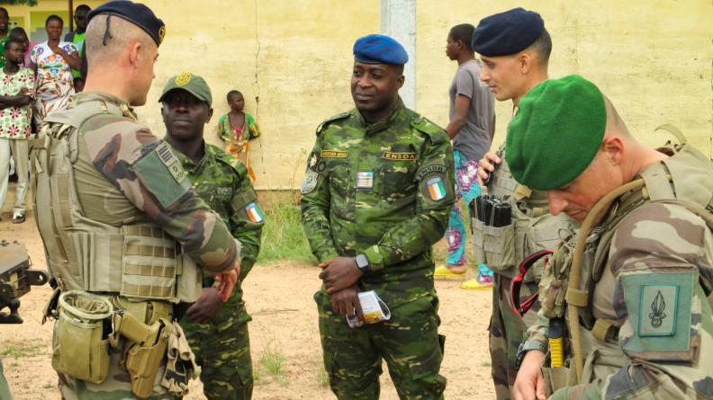 Deux semaines d’exercices entre les forces armées françaises et ivoiriennes