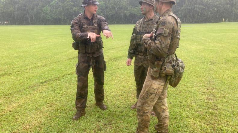 Les forces armées australiennes conduisent un exercice avec les FANC dans le Pacifique Sud.