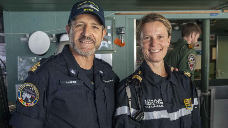 FAPF - Intégration de la FREMM Bretagne au Carrier Strike Group (CSG) italien en océan Pacifique