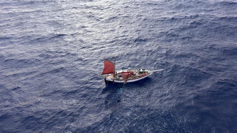 Sauvetage en mer d’un marin danois évacué en Nouvelle-Calédonie par les FANC