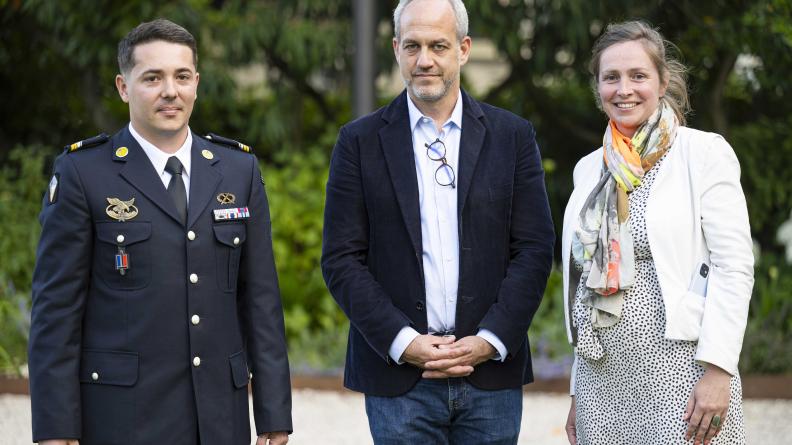 Le caporal-chef Cullati pour le prix partenaire