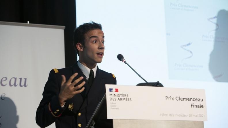 L’aspirant médecin Léo a remporté, le 31 mai à l’Hôtel des Invalides