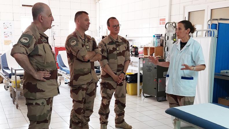 Déplacement du Directeur central du SSA à Barkhane