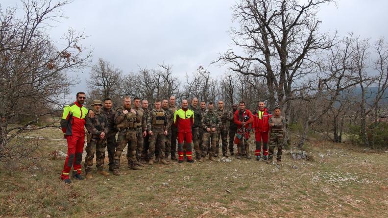 Equipe ayant participé à l'exercice 
