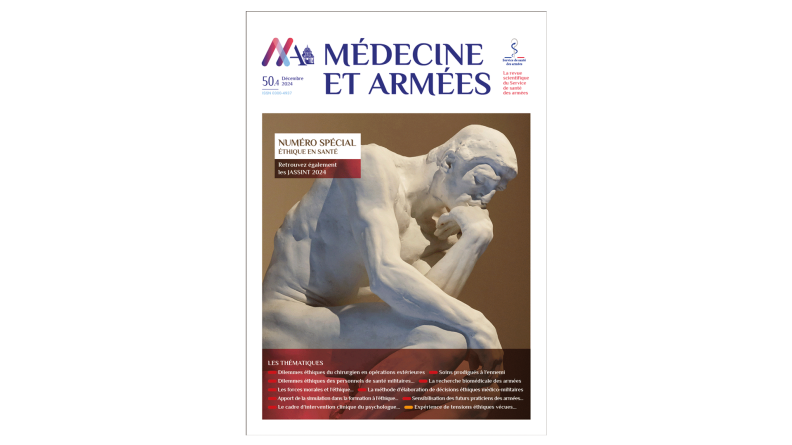 Médecine et Armées Vol.50 No.4 : Dossier Ethique