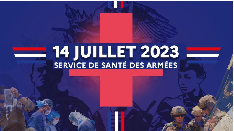 Visuel du défilé du 14 juillet du SSA Visuel du défilé du 14 juillet du SSA