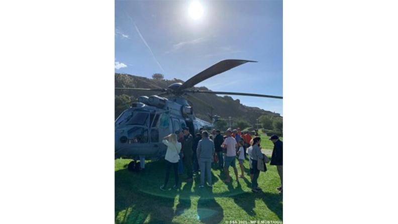  L’équipe search and rescue de Cazaux en démonstration à Anglet