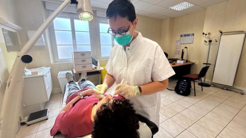 Antenne médicale composée exclusivement de soignants réservistes à Tours 
