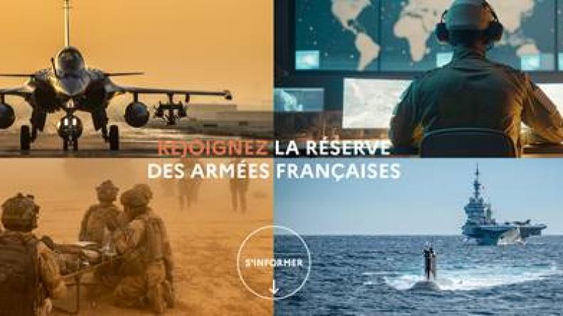 Rejoignez la réserve des armées françaises 