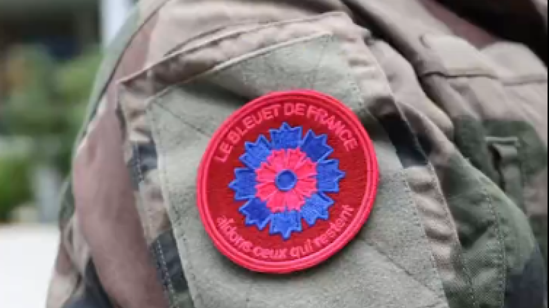 Patch brodé aux couleurs du Service de santé des armées