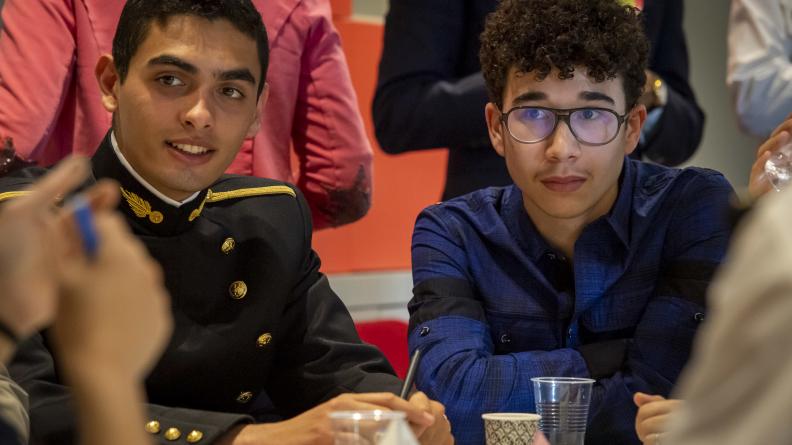 "Cordées de la réussite" entre un polytechnicien et un jeune
