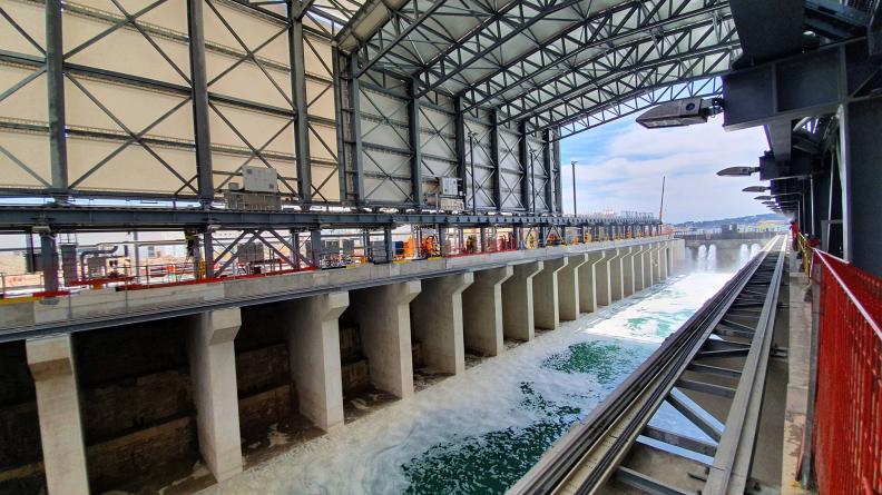 Infrastructures construites par le SID pour le programme BARRACUDA