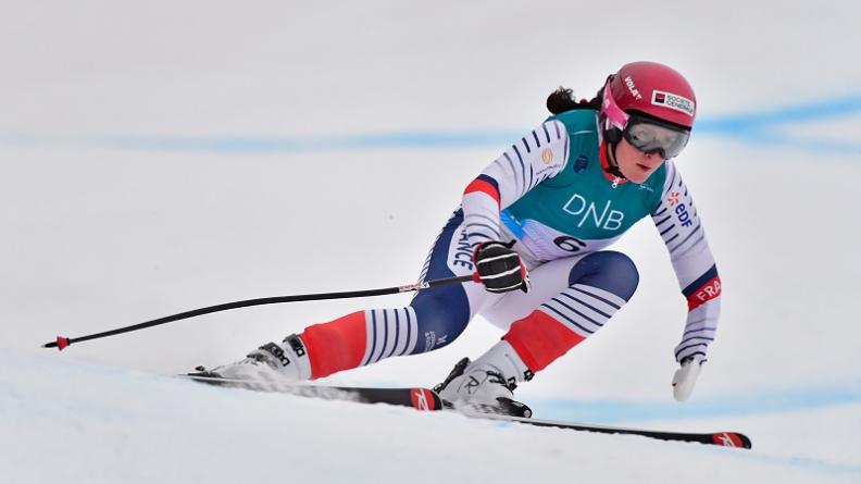 Marie Bochet aux championnats du monde 2022