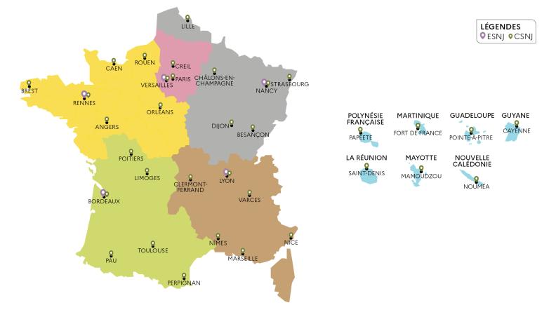La chaîne du Service national en métrople et outre-mer