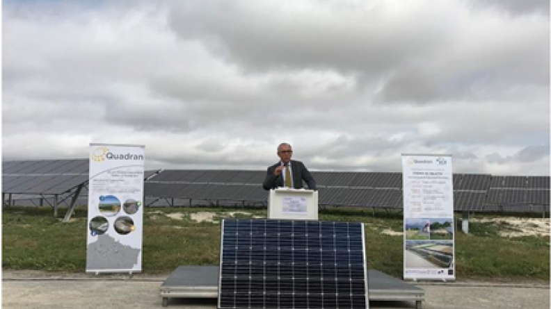 Inauguration de la ferme solaire Hawk