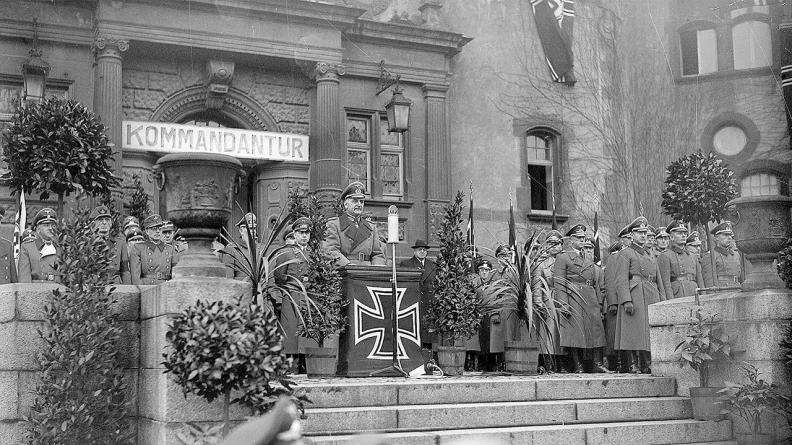 Le palais ​fut occupé en tant que kommandantur pendant la Seconde Guerre mondiale​