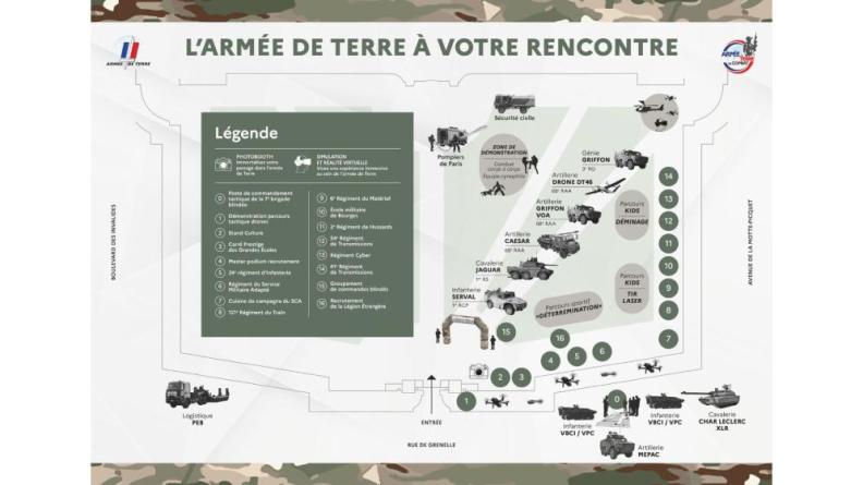 Plan de l'opération de relations publiques de l'armée de Terre
