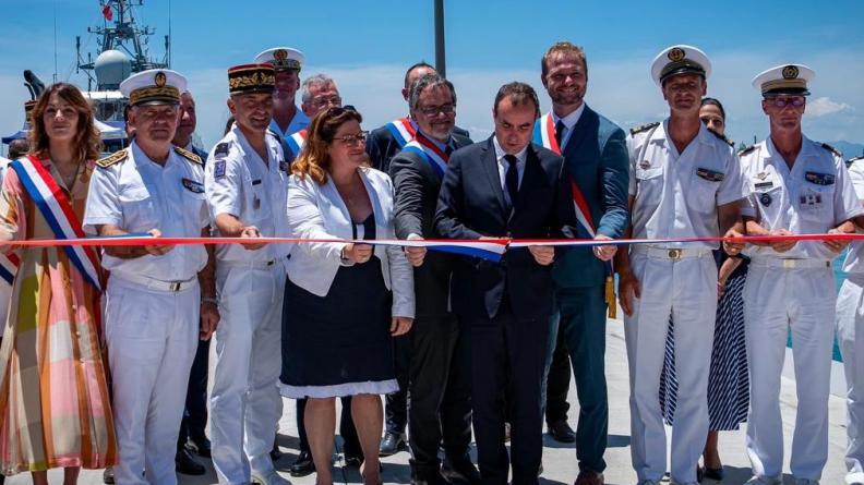  Le nouveau quai a été inauguré par le ministre des Armées, Sébastien Lecornu