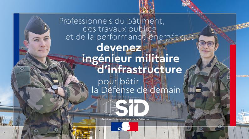 Recrutement Ingénieurs Militaires d'Infrastructure 2025