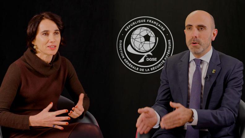 Marie Dewavrin et Nicolas Lerner
