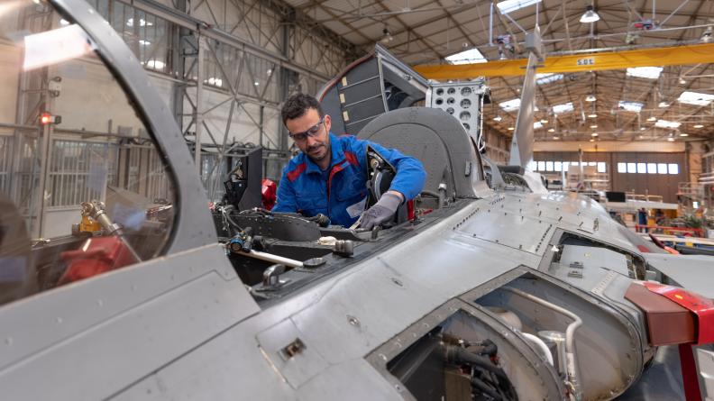 Sébastien, ouvrier de l'Etat à l'atelier de Clermont-Ferrand