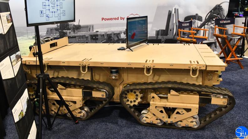 UGV Autonomous Pallet Loader -STRATOM-USA