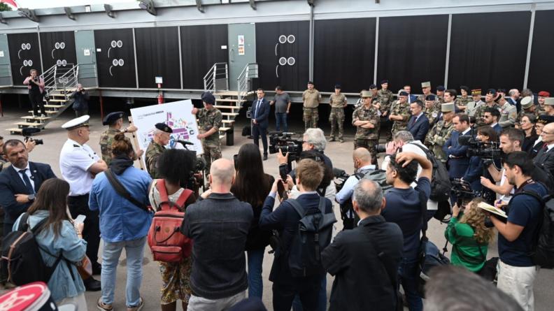 Le camp Alain Mimoun le jour de son inauguration.