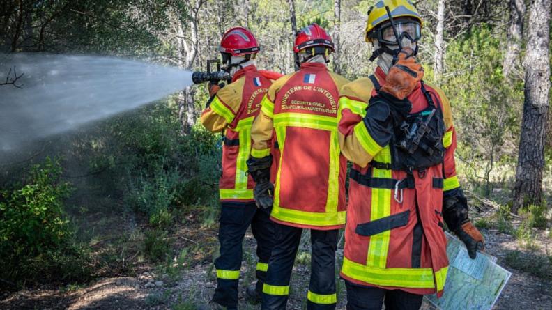 Contrôle opérationnel de lutte contre les feux de fôret de l’UIISC-7 Brignolles 