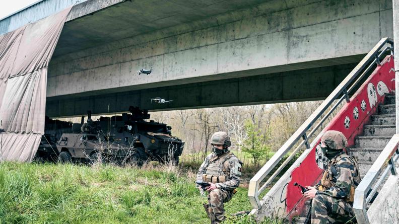 Exercice Balerit :  600 soldats en terrain libre 