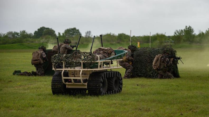 Mule Probot qui permet le transport de charges