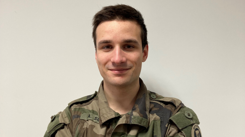 Portrait du sergent Aurélien.